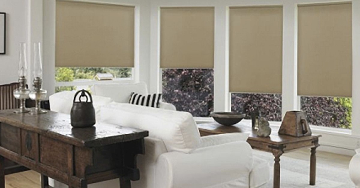 thumbnail image 2 of Changshade Blackout Cordless Roller Shades – 66" Length, 20-45" Width, UV & Waterproof, Polyester 2 of 2