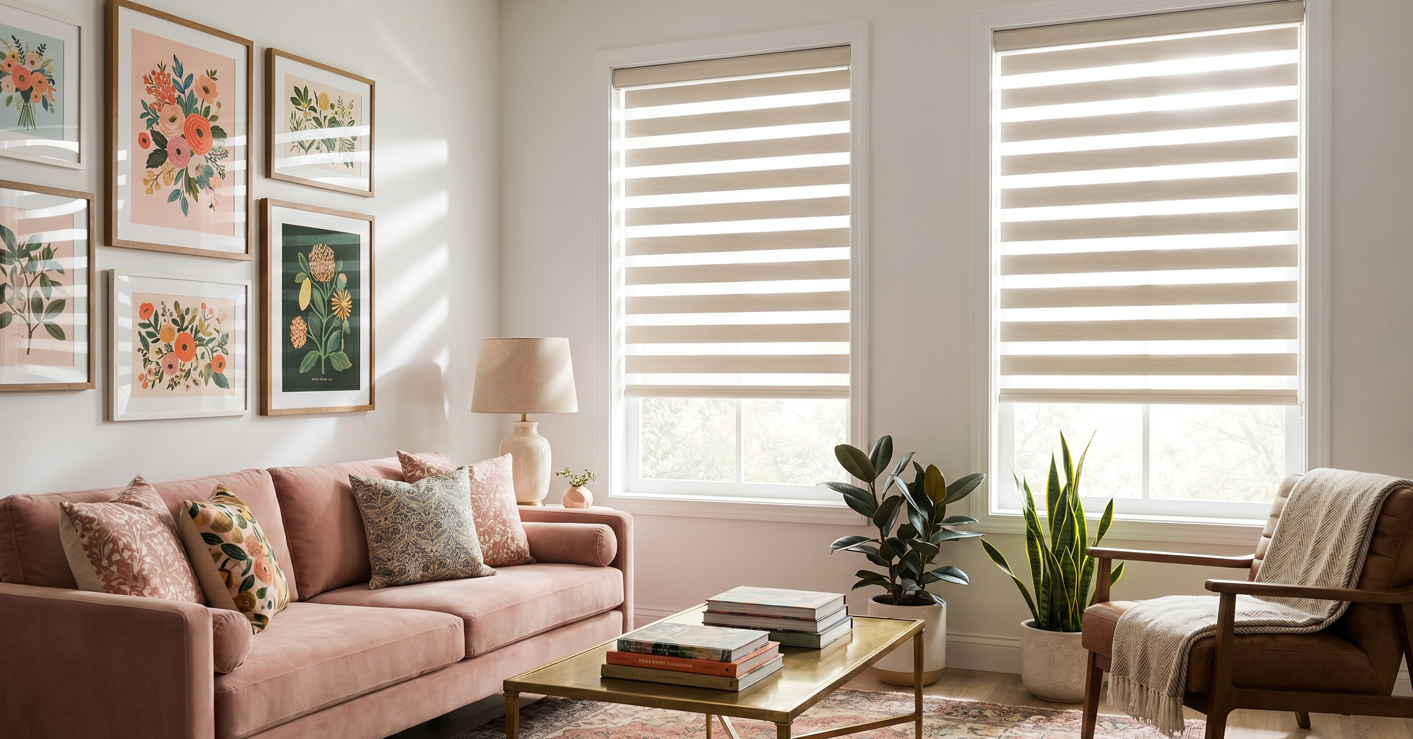 Premium Room Darkening Zebra Dual Shades | Blindster