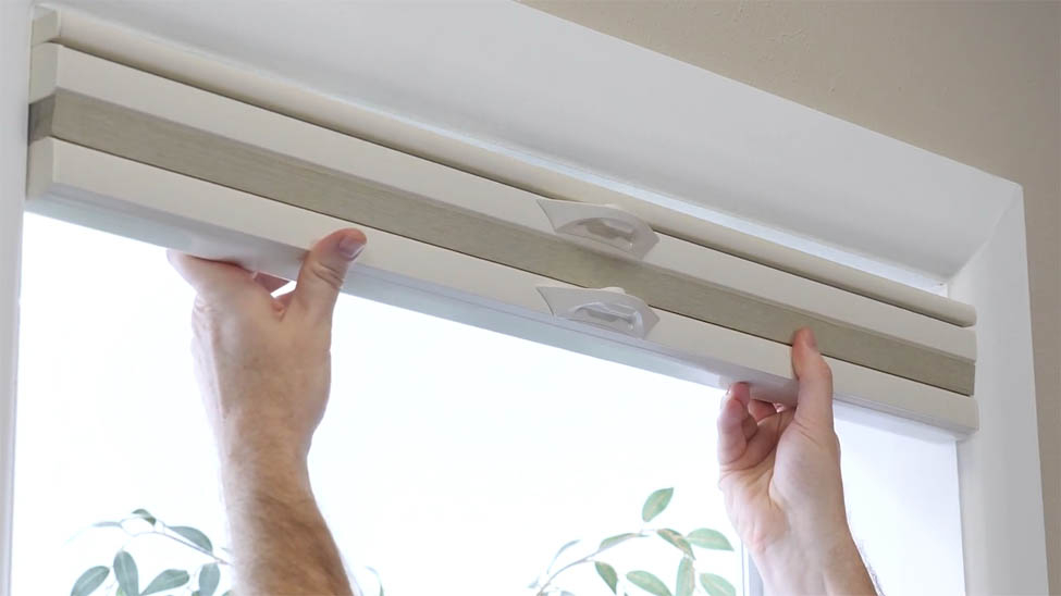 Installing blackout blinds for privacy