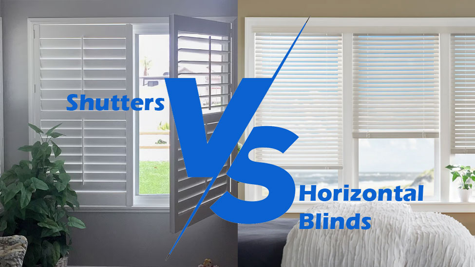 Comparison of Shutters and Horizontal Blinds