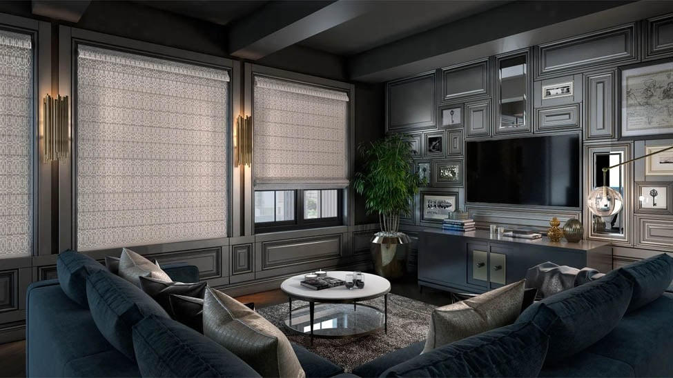 Color Drenching for Window Coverings