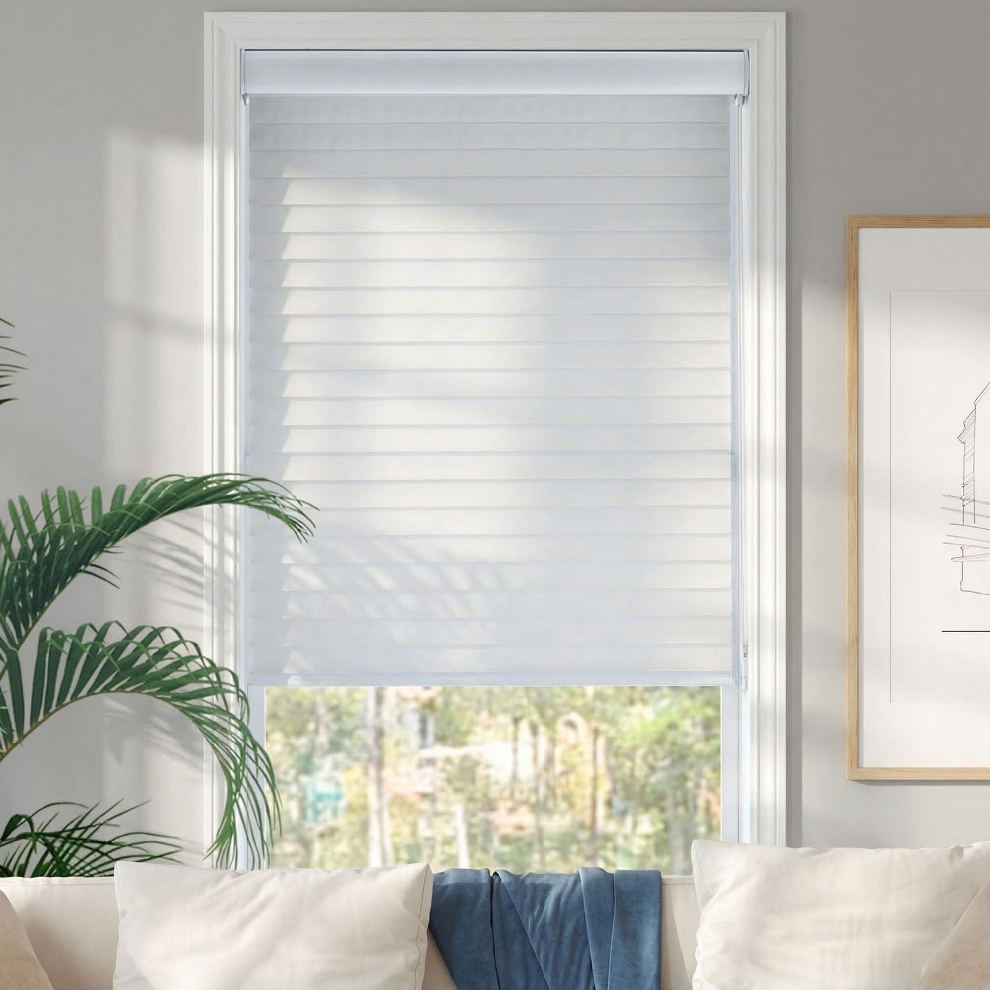 2" Premium Room Darkening Sheer Shades 