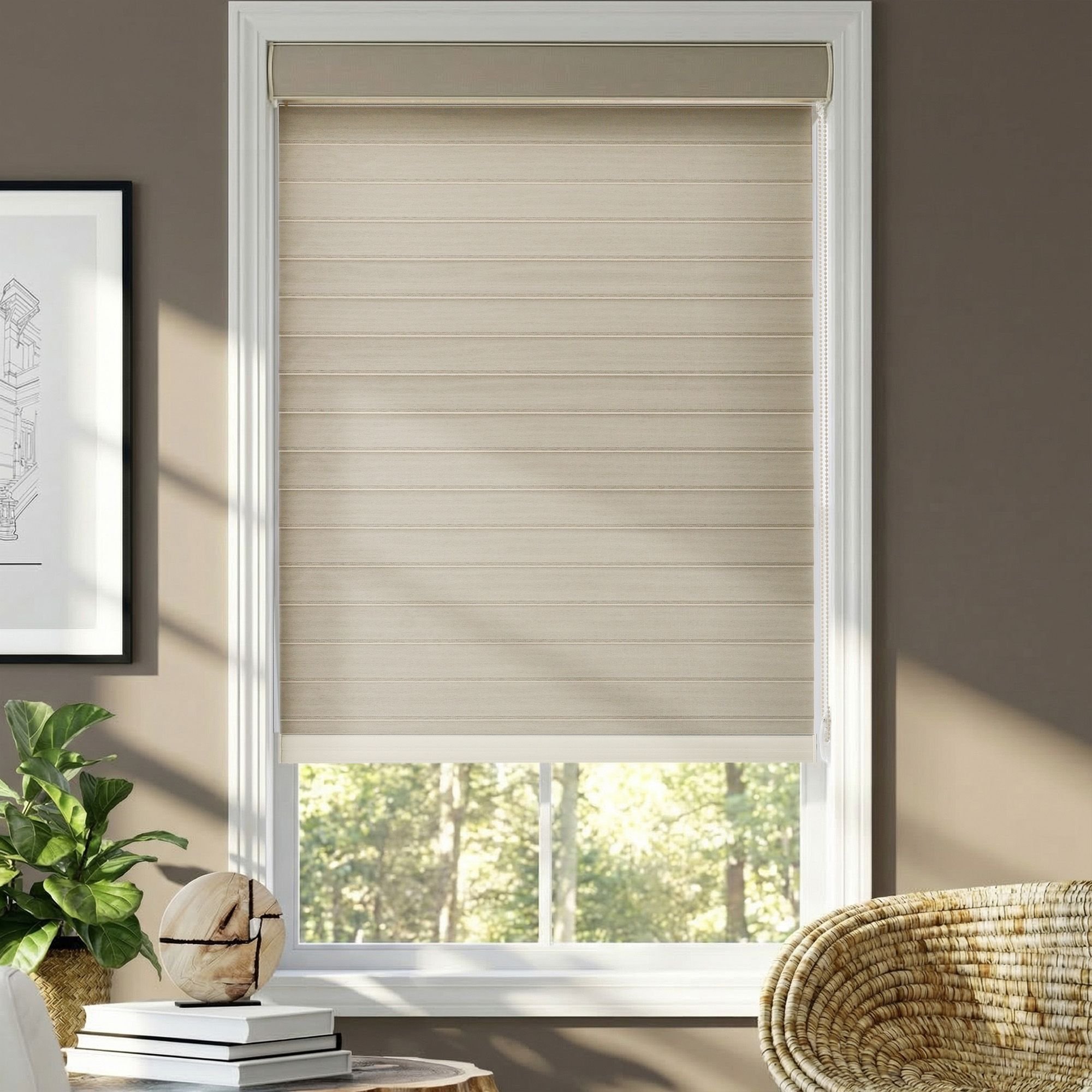 2" Deluxe Room Darkening Sheer Shades 