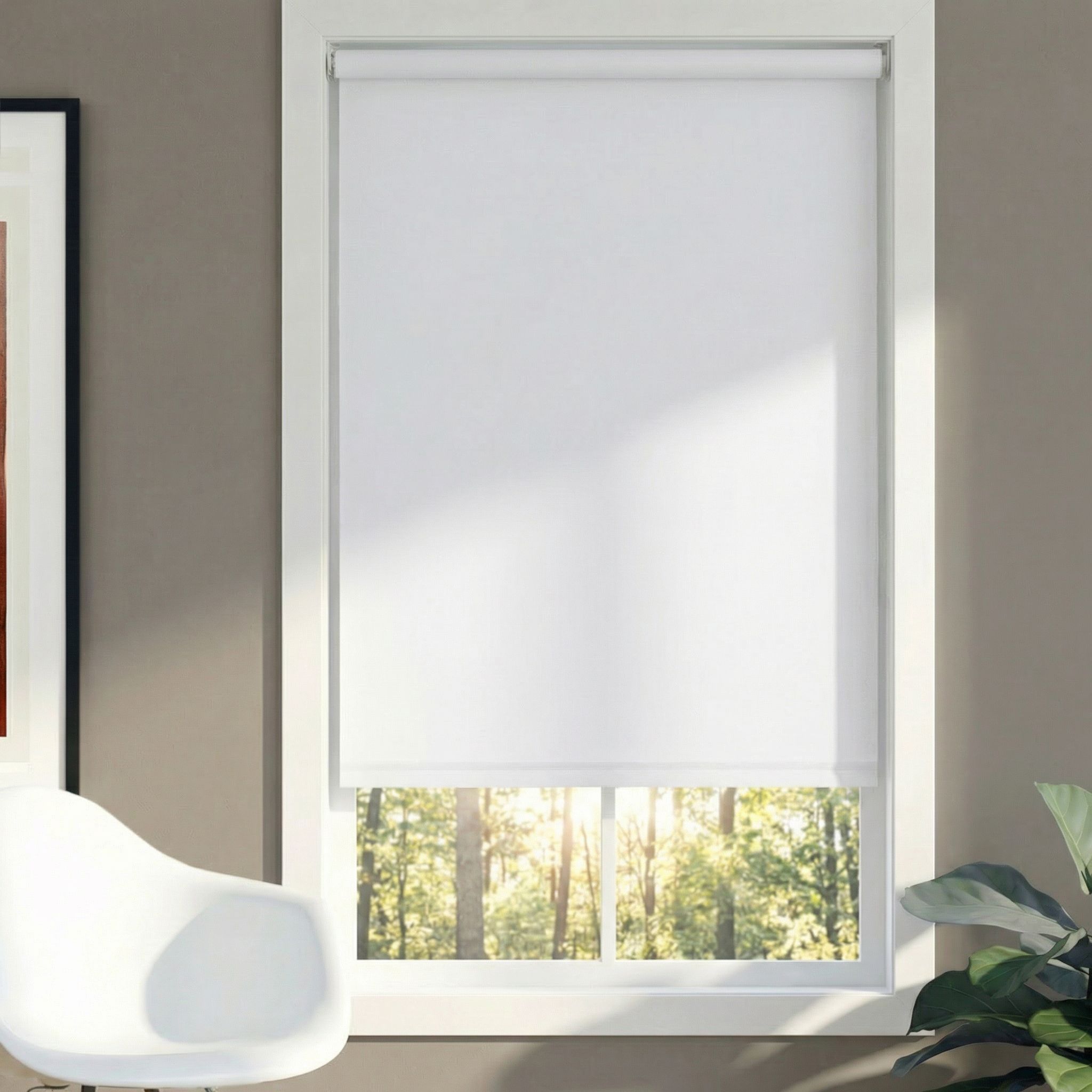 Deluxe Room Darkening Fabric Roller Shades