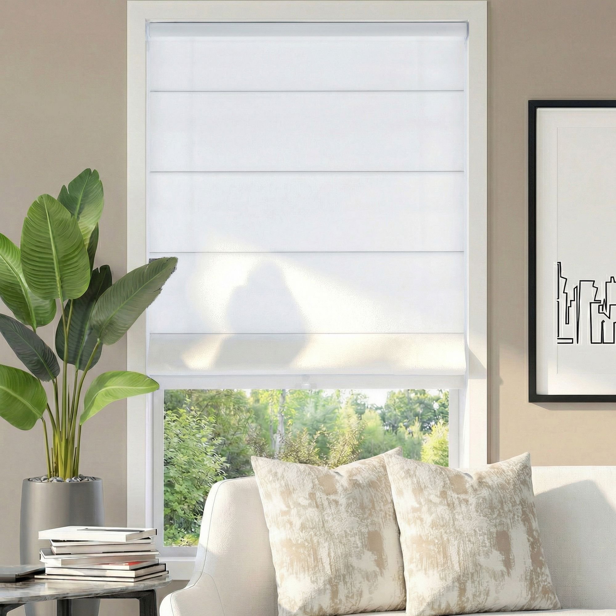 LEVOLOR Plain Fold Roman Shades