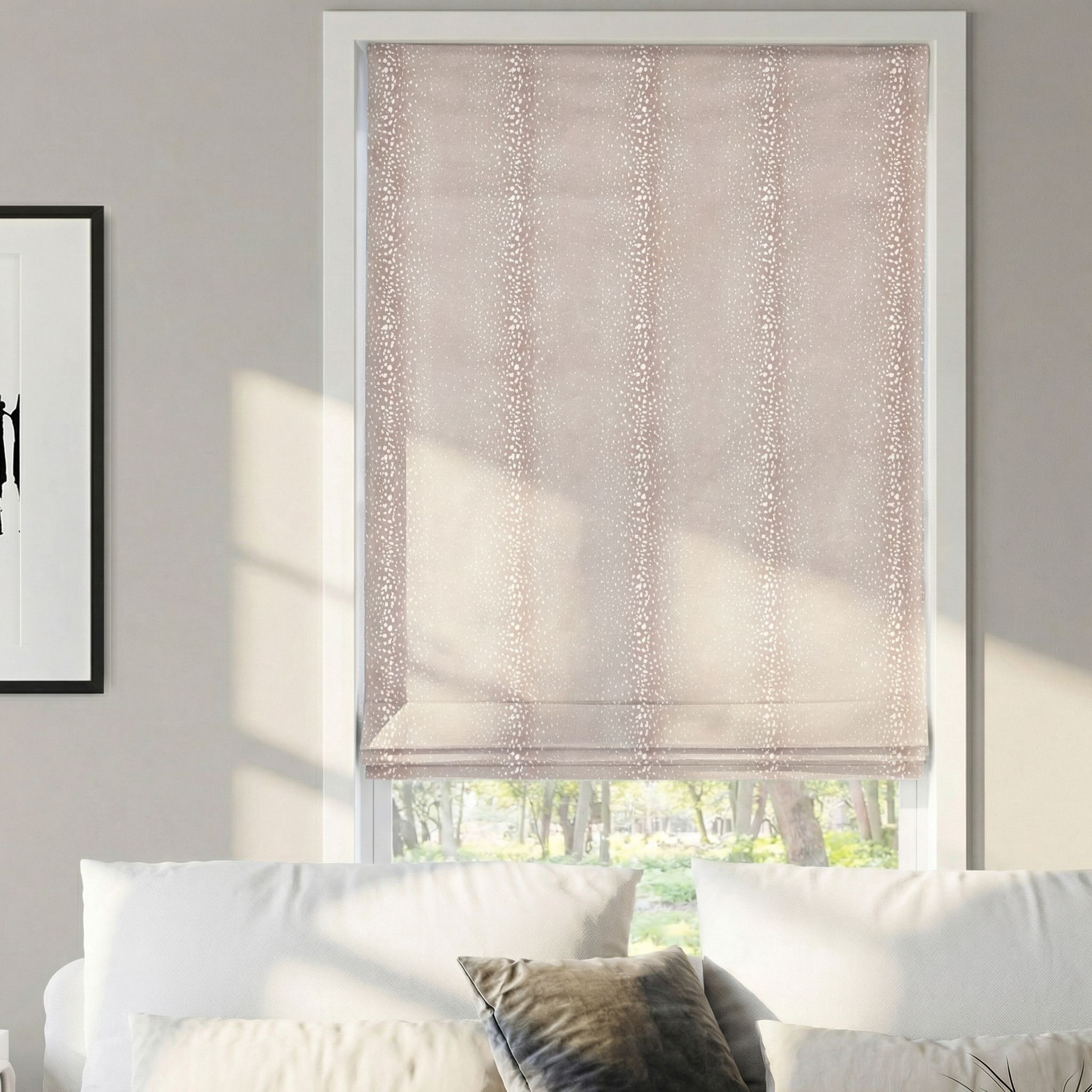 Premium Flat Fold Roman Shades