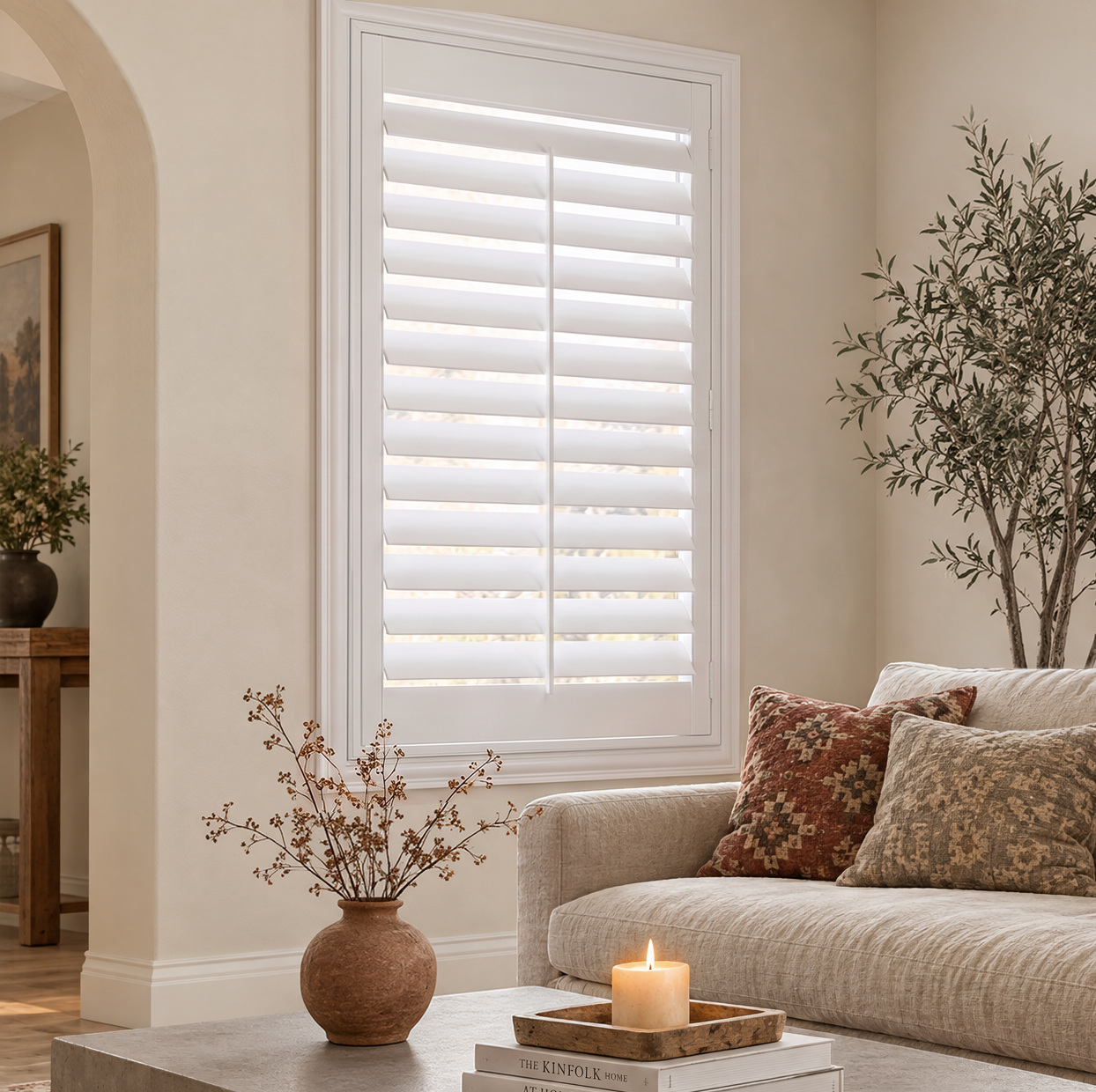 Premium Faux Wood Plantation Shutters