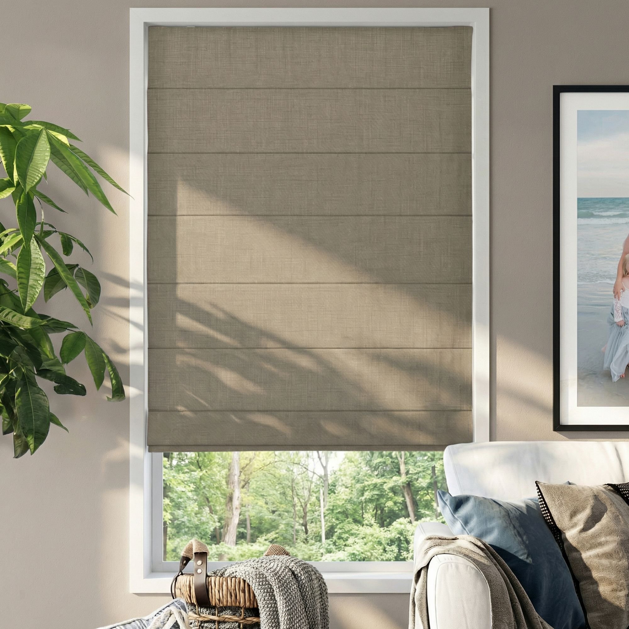 Premium Plain Fold Roman Shades