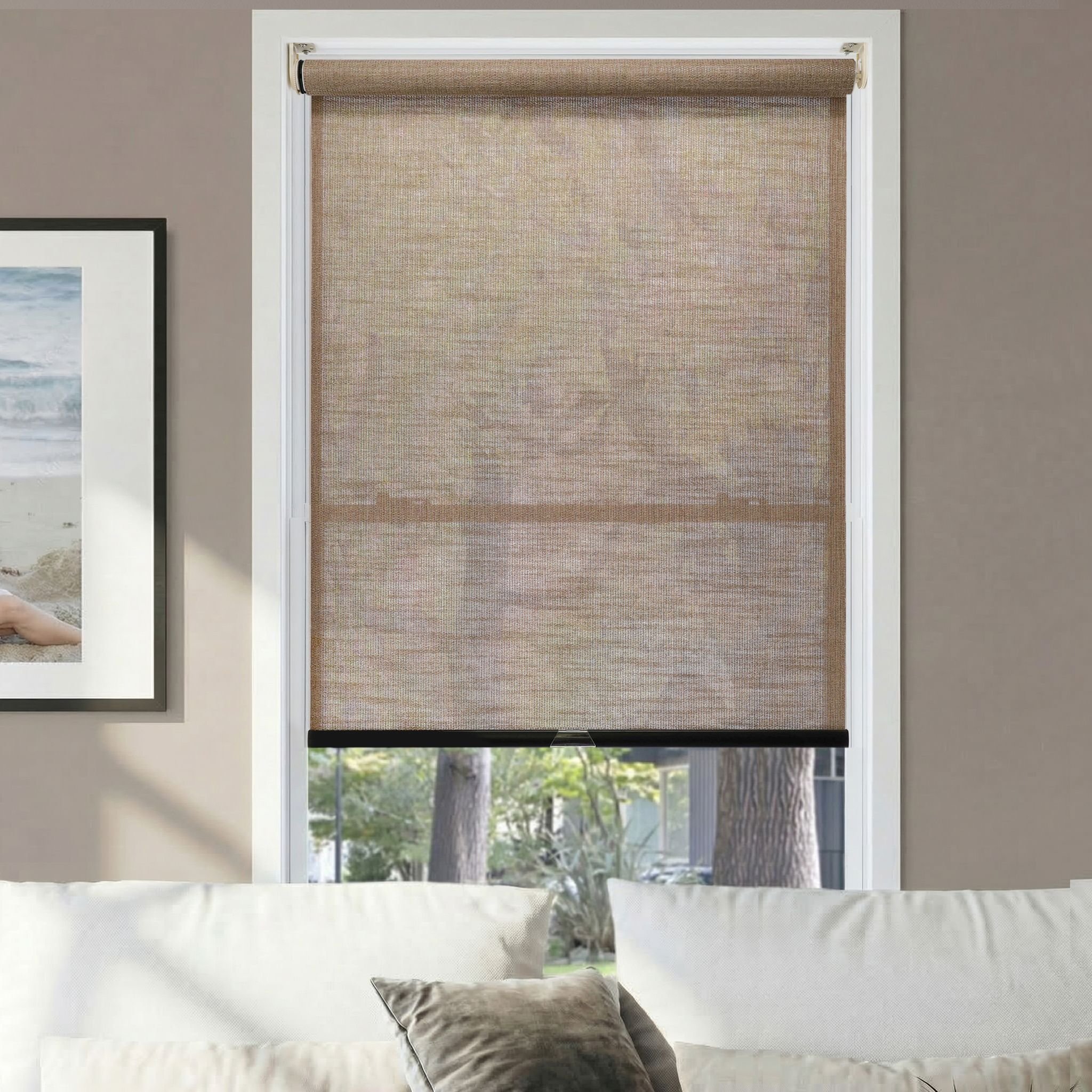 Premium Textured Solar Shades