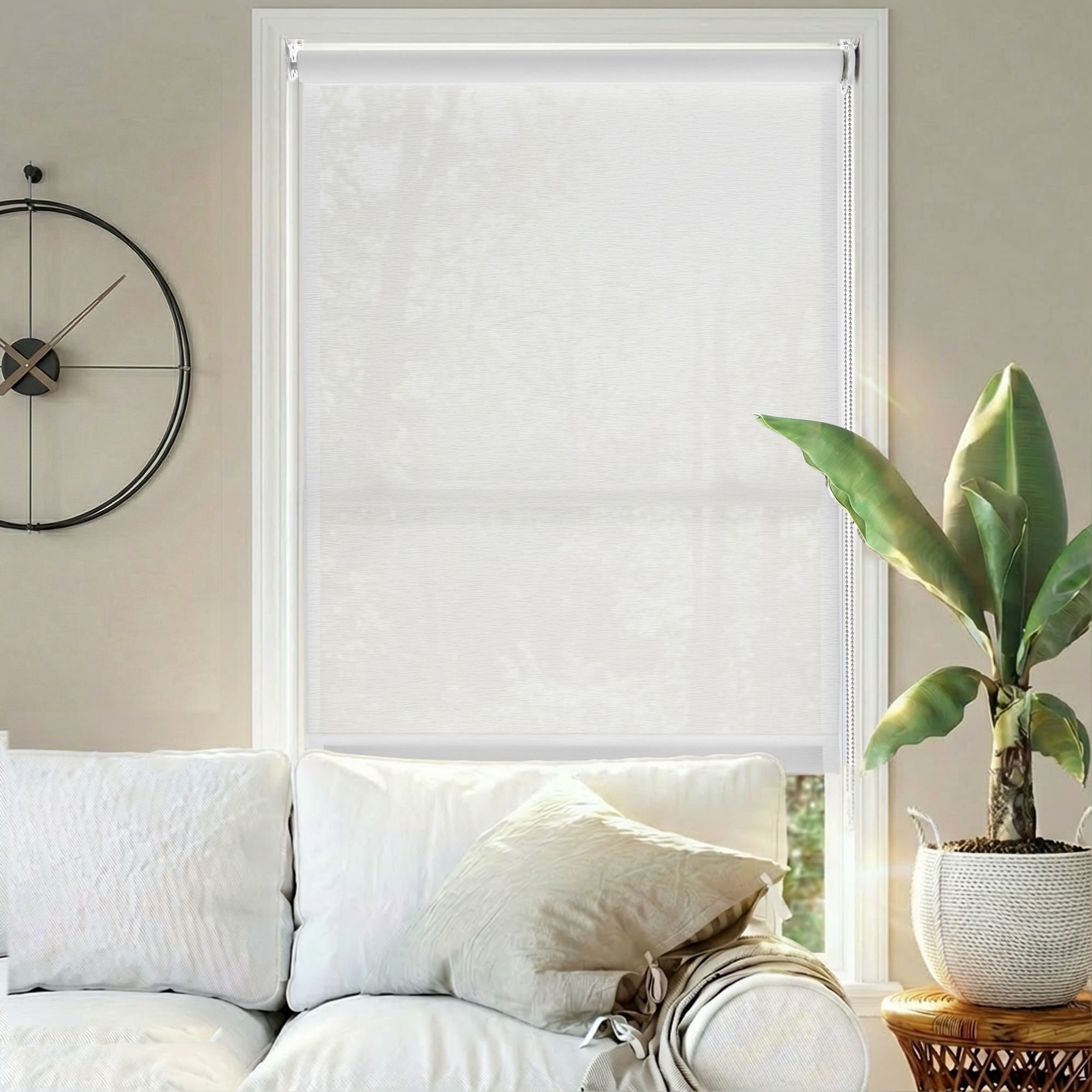 Performance Light Filtering Fabric Roller Shades