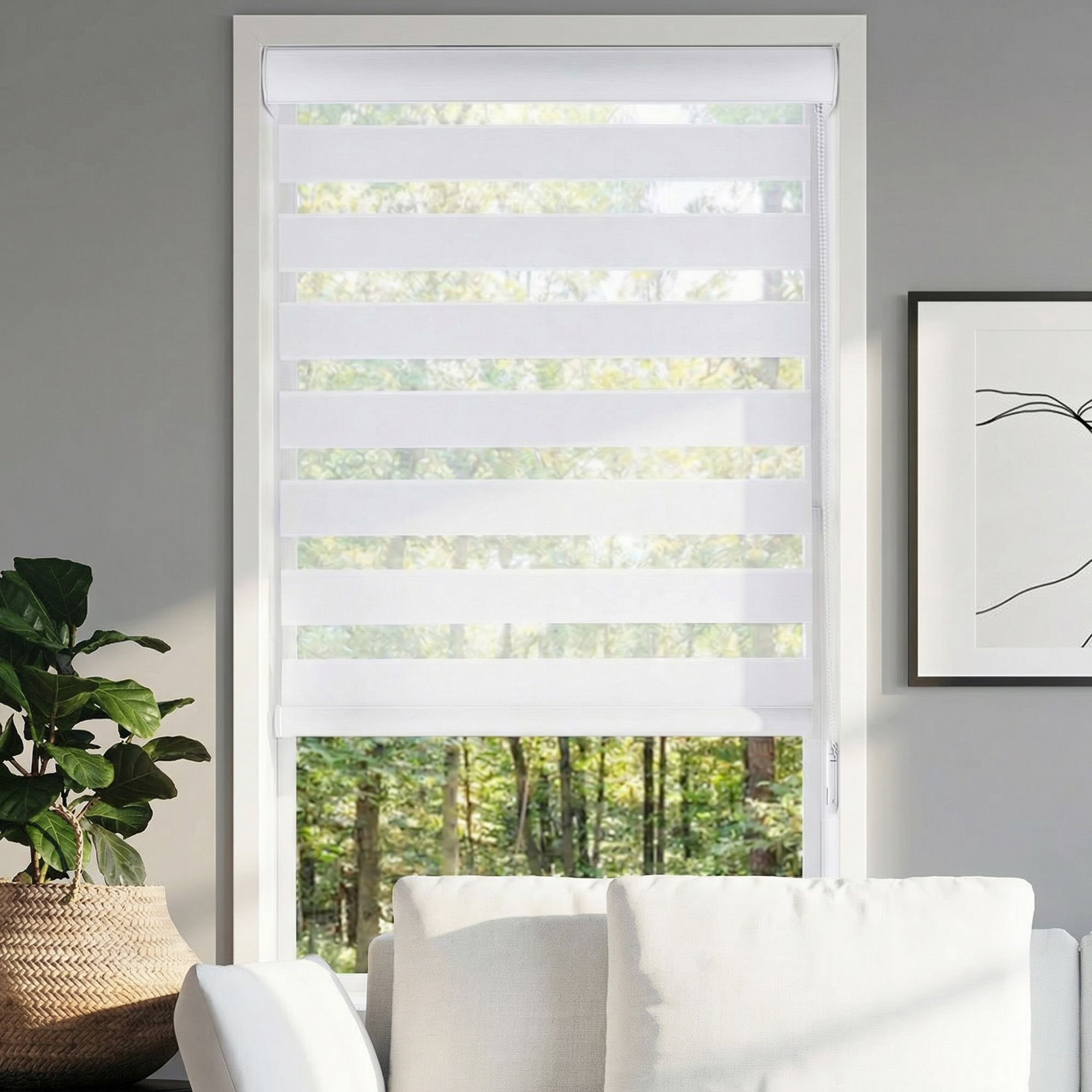 LEVOLOR Light Filtering Zebra Sheer Shades