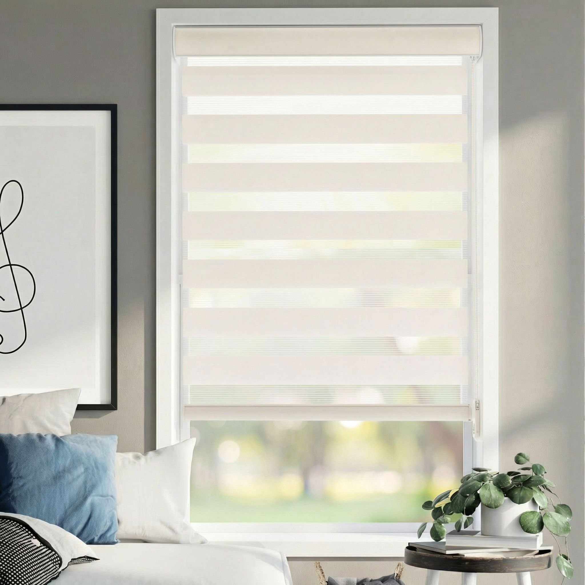 Premium Light Filtering Zebra Dual Shades