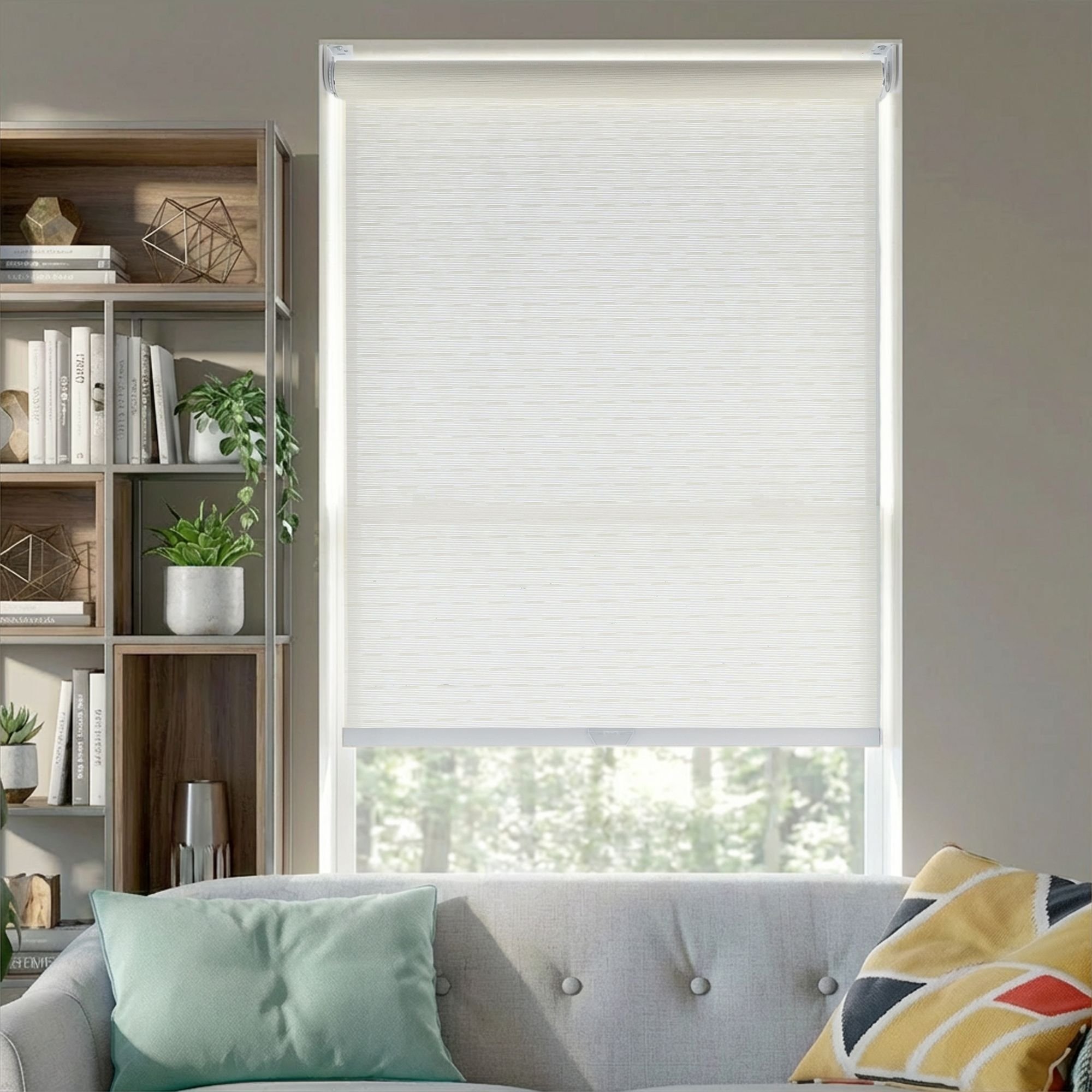 Premium Woven Wood Roller Shades