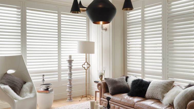 Shutters in Living room