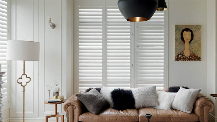 Shutters in a living room