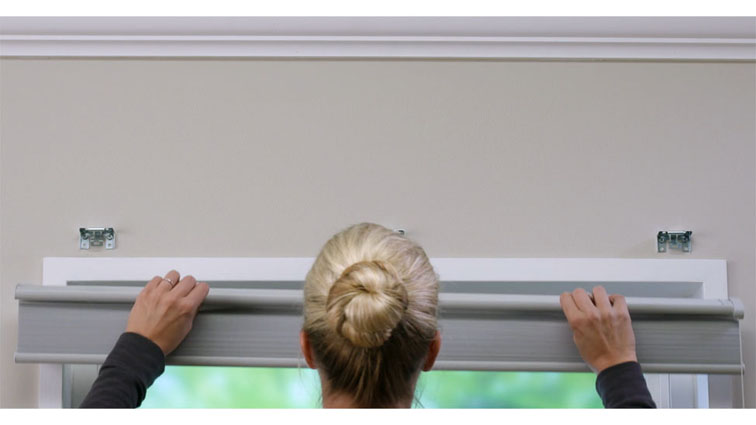 installing blackout cellular shades