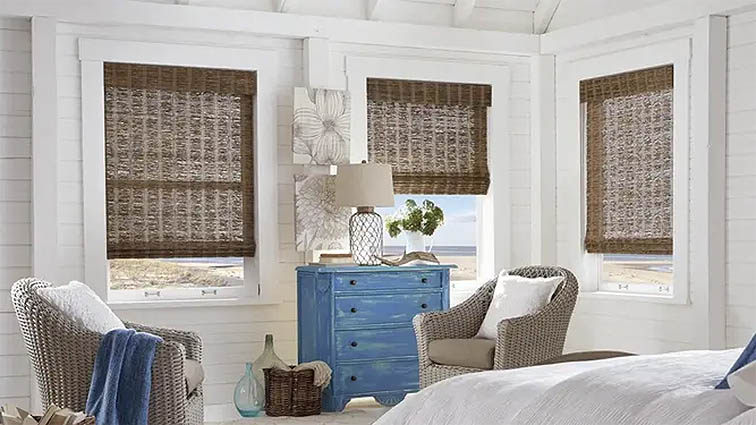 Bamboo shades are an eco-friendly choice