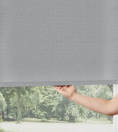 Cordless lift shades for safety and clean design