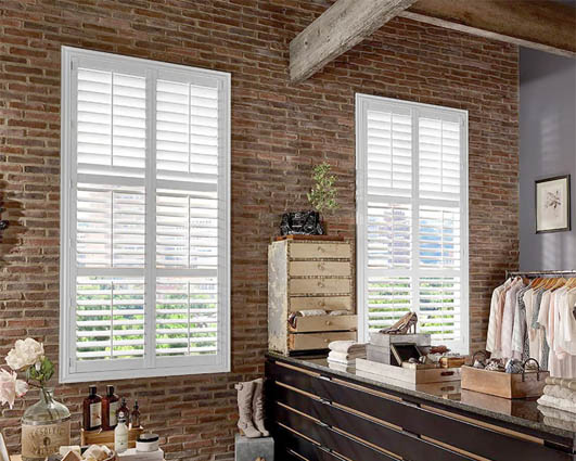 Shutters provide architectural interest