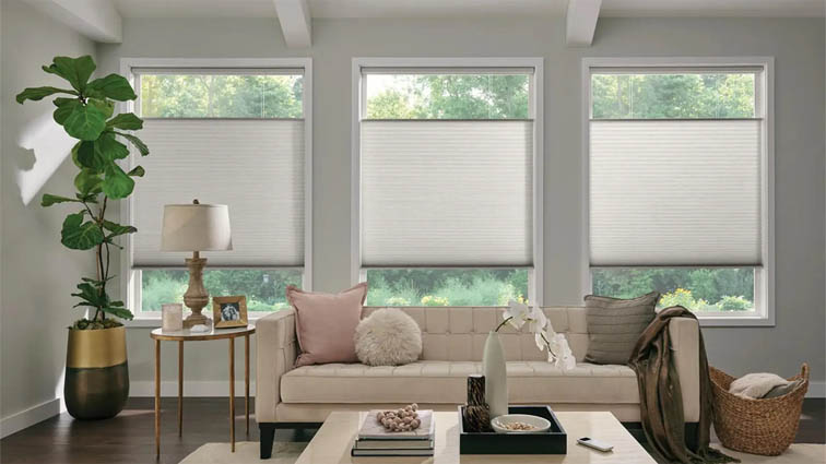 Top down bottom up cellular shades