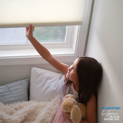 Cordless blinds are safer for children