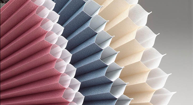 Different cellular pleat sizes