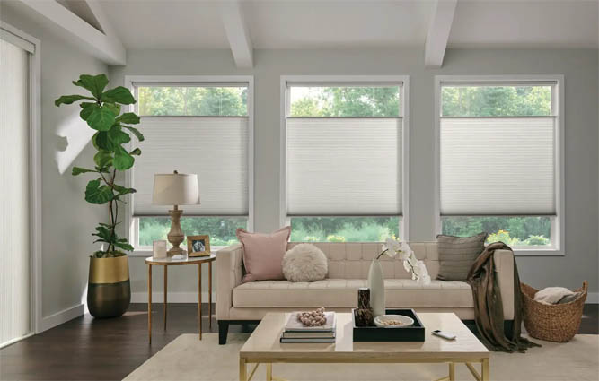 Cellular shade with top down bottom up option