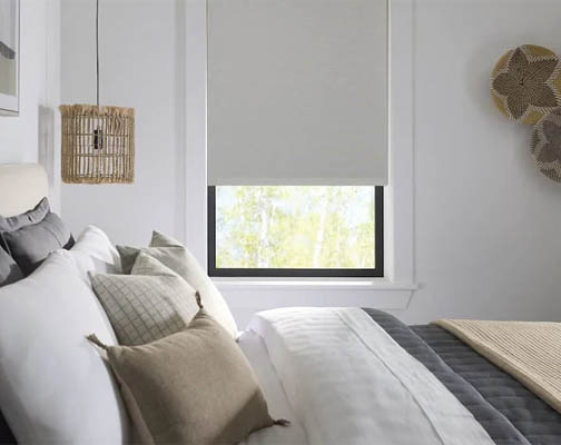 Dust resistant roller shades