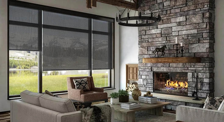 Dust resistant solar shades