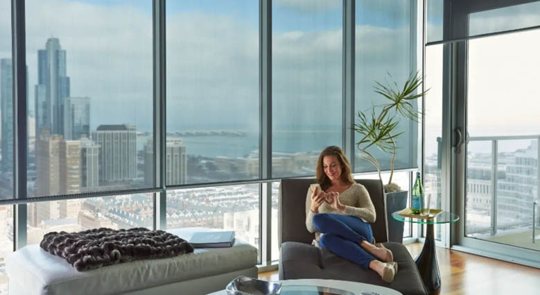 Smart motorized shades for extra convenience