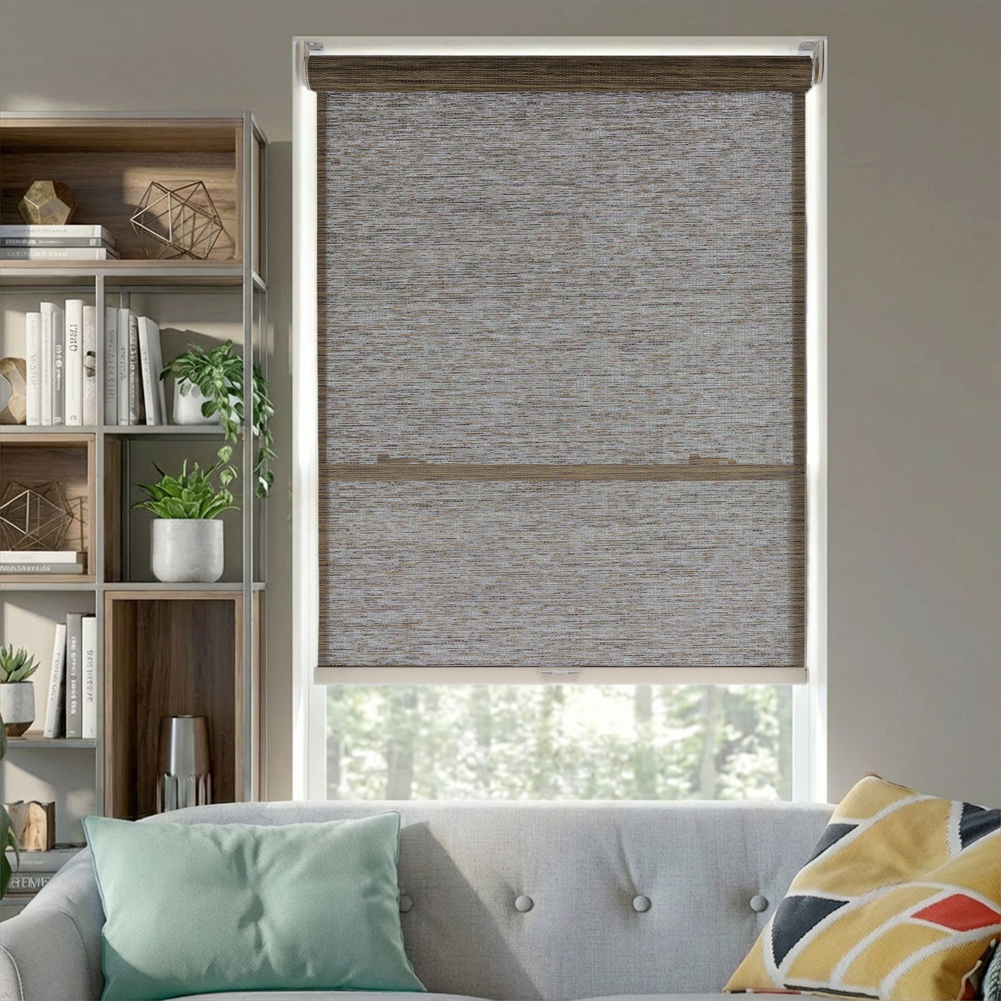 Woven Wood Roller Shades – Premium & Natural Look | Blindster