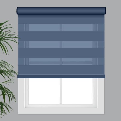 Deluxe Room Darkening Zebra Dual Shades